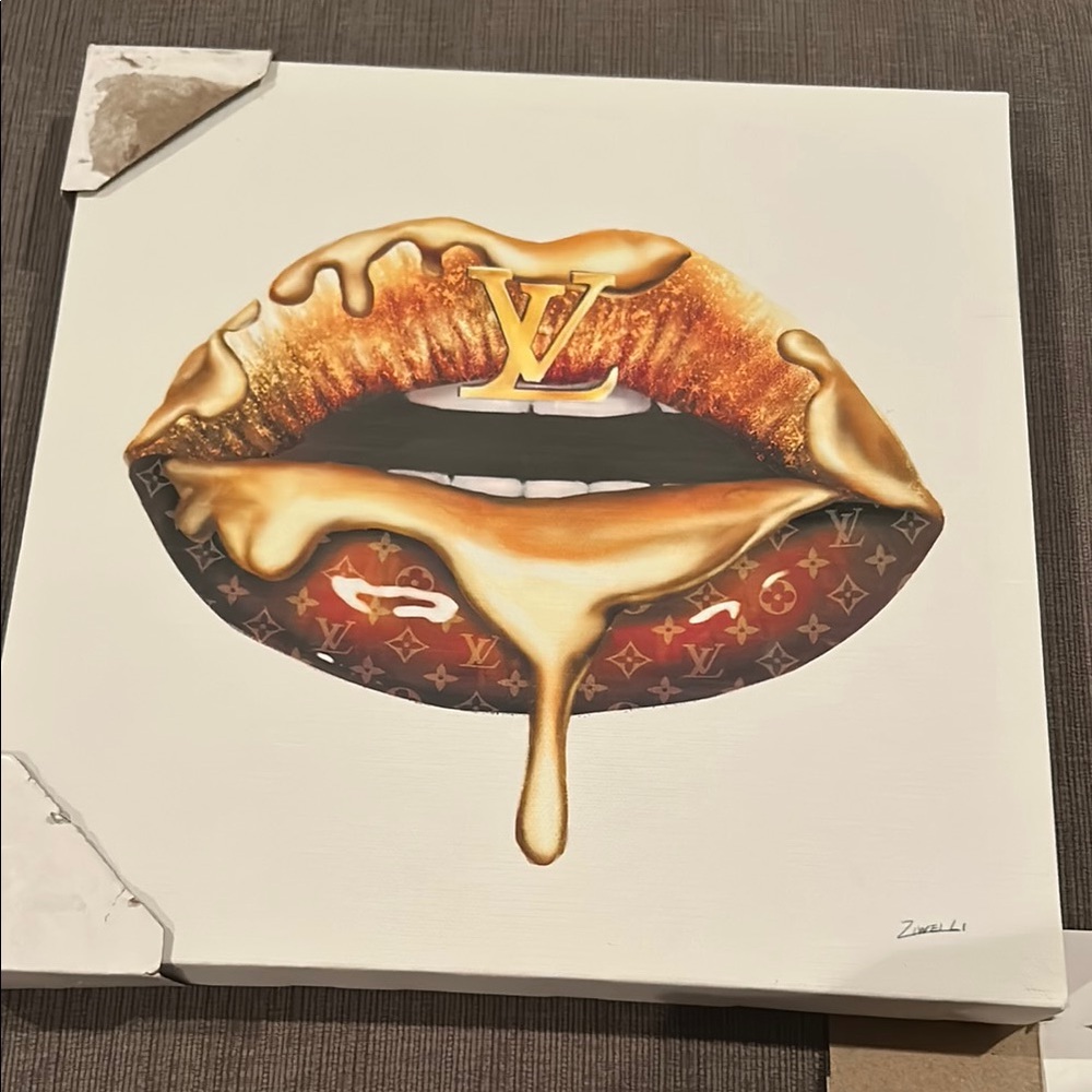 Fashion Luxury Canvas Wall Art NWT Painting